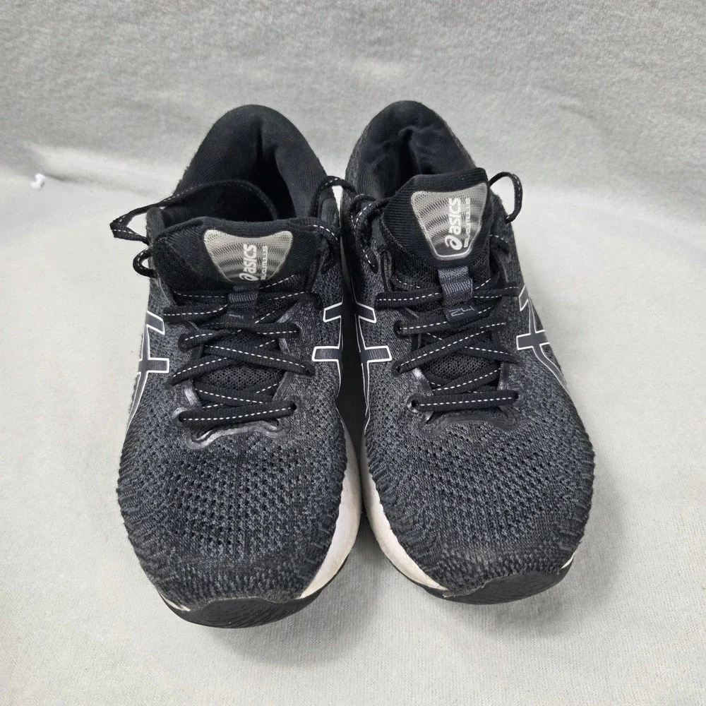 Asics Gel-Cumulus 24 Womens Running Shoes Black White 1012B206 Size 6